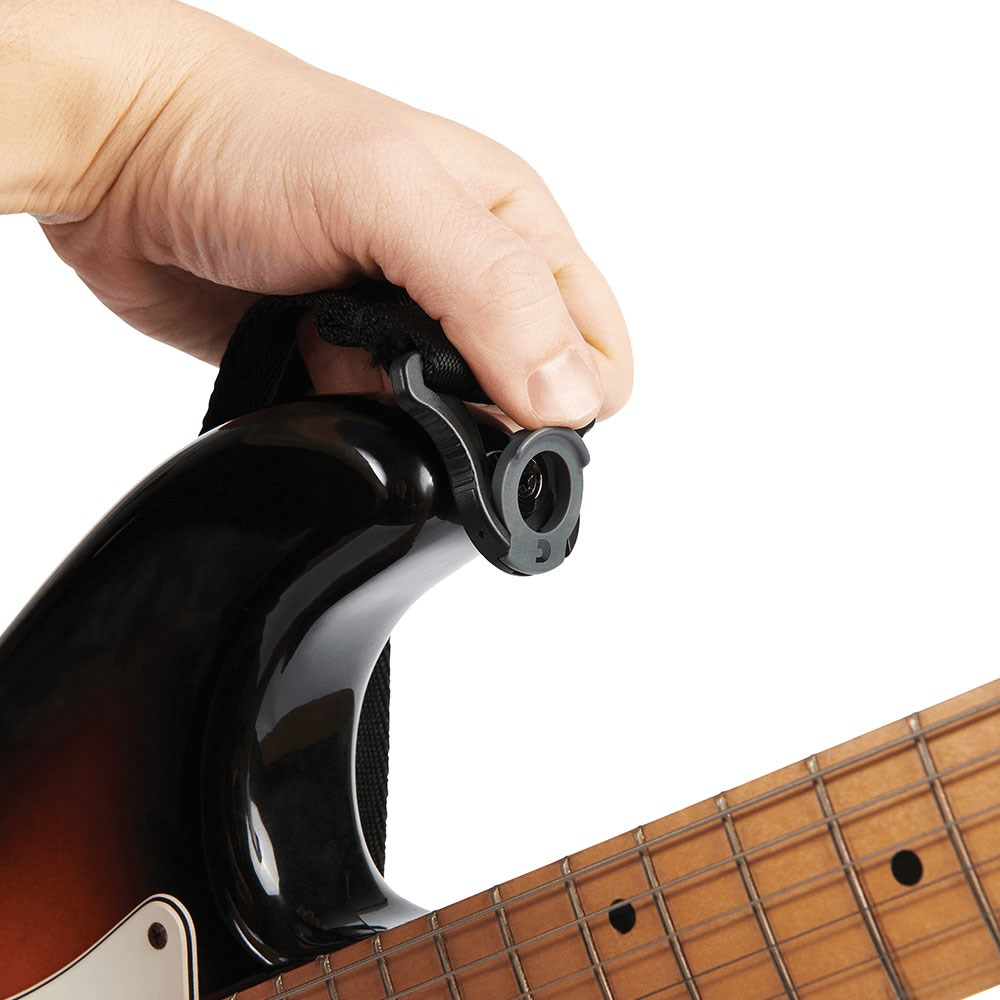D’Addario Auto Lock Guitar Strap in Skater Grey