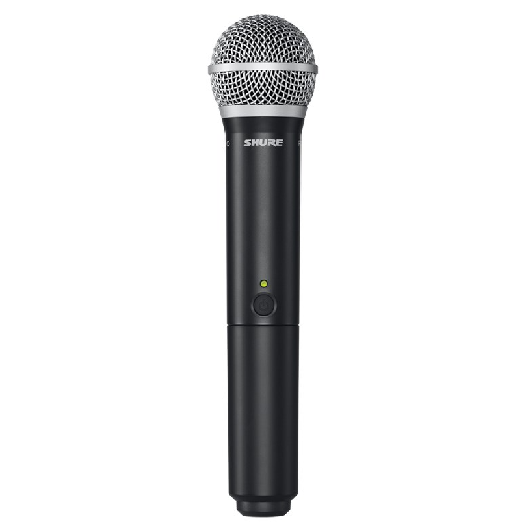 Shure Wireless Handheld System BLX2 Tx; PG58 Mic; BLX4 Rx Auto Setup 662-686MHz