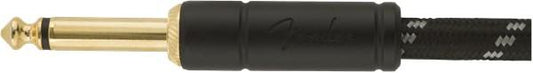 Fender Deluxe Series Instrument Cable 18.6ft in Black Tweed