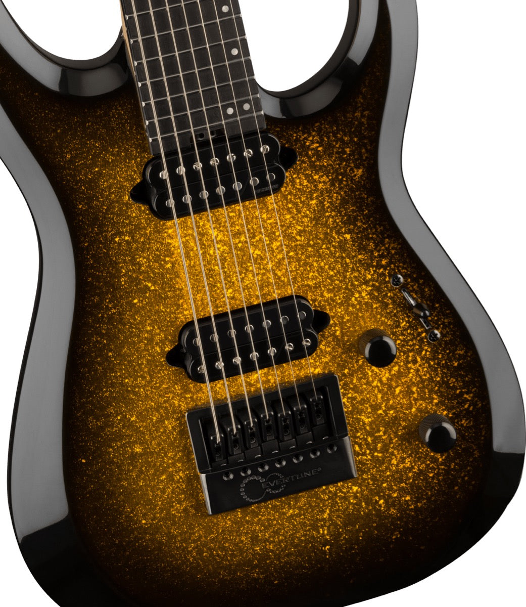 Jackson Pro Plus Series DK Modern Evertune 7 7 String in Gold Sparkle