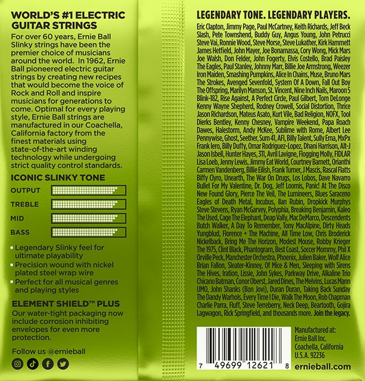 Ernie Ball Regular Slinky Nickel Wound 7 String Electric Guitar Strings 10-56 Gauge