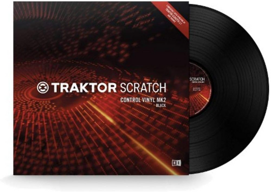 Native instruments NI Traktor Scratch Control Vinyl in Black
