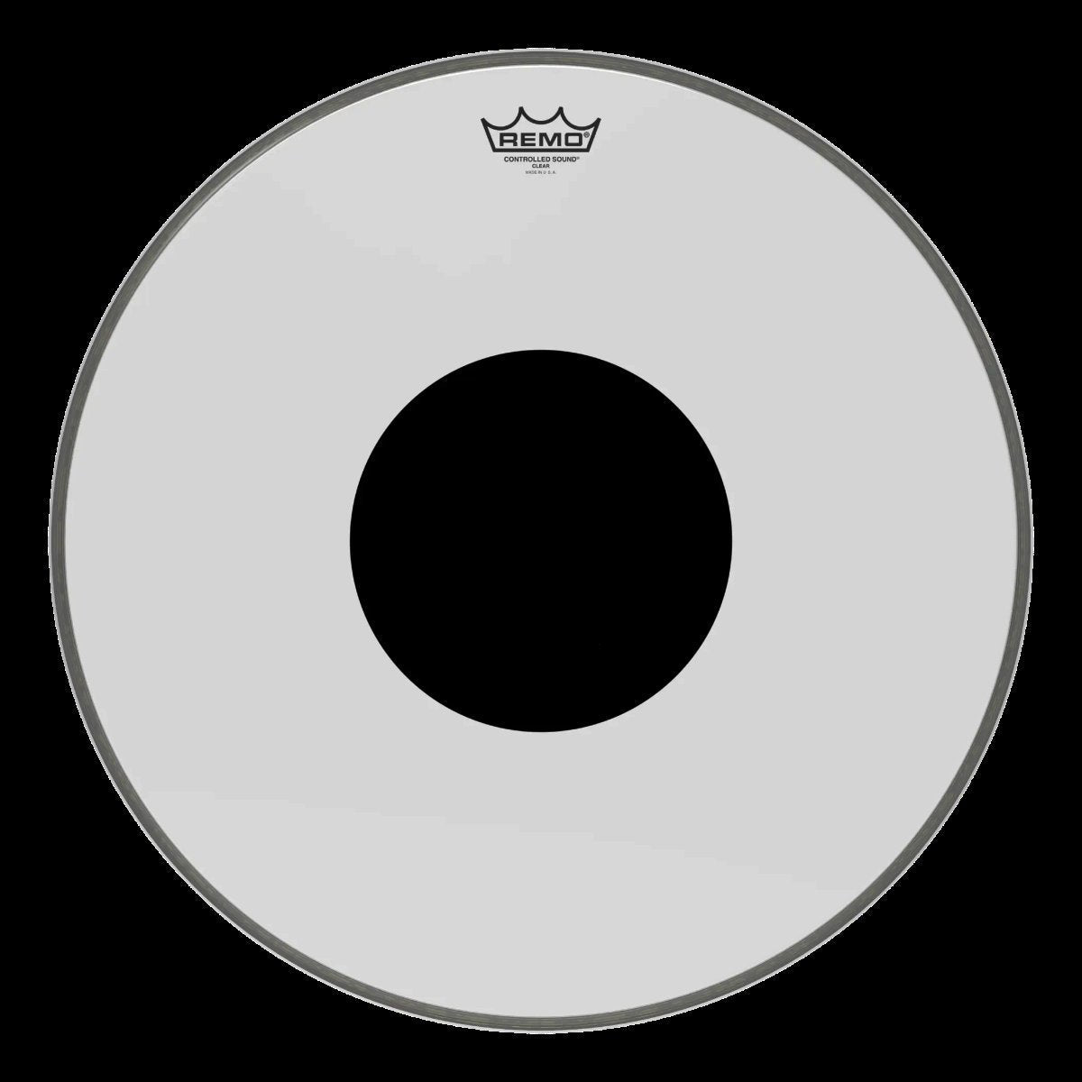 Remo Controlled Sound Clear Black Dot 20" Bass Drumhead