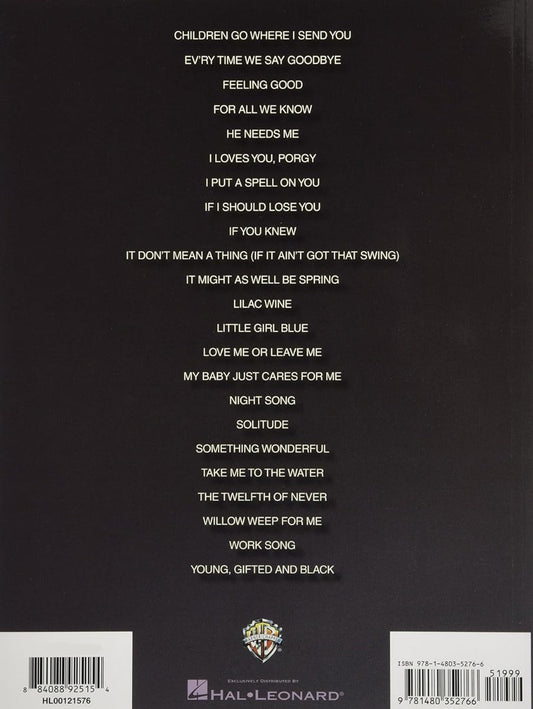 Best of Nina Simone Original Keys for Singers