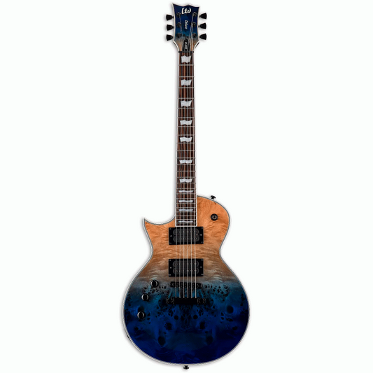 ESP LTD EC-1000 Left Handed in Blue Natural Fade