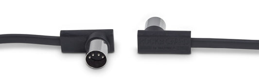 Warwick RockBoard Flat Patch MIDI Cable 30cm in Black