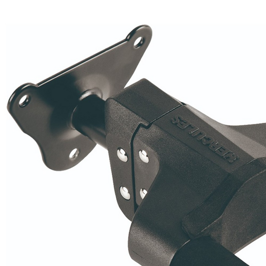 Hercules Auto Grip System Steel Wall Mount Short Arm Guitar Hanger