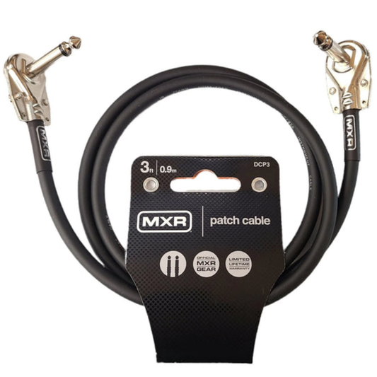 Jim Dunlop MXR Guitar Effects Pedal Patch Cable 3 foot in Black