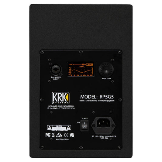 KRK ROKIT 5 Gen 5 Active 5” Two Way Studio Reference Monitor Single