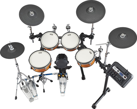 Yamaha DTX8KX TCS Electronic Drum Kit in Real Wood Finish
