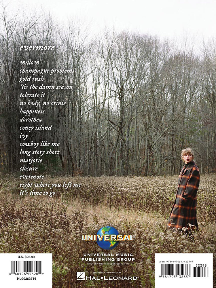 Taylor Swift Evermore PVG