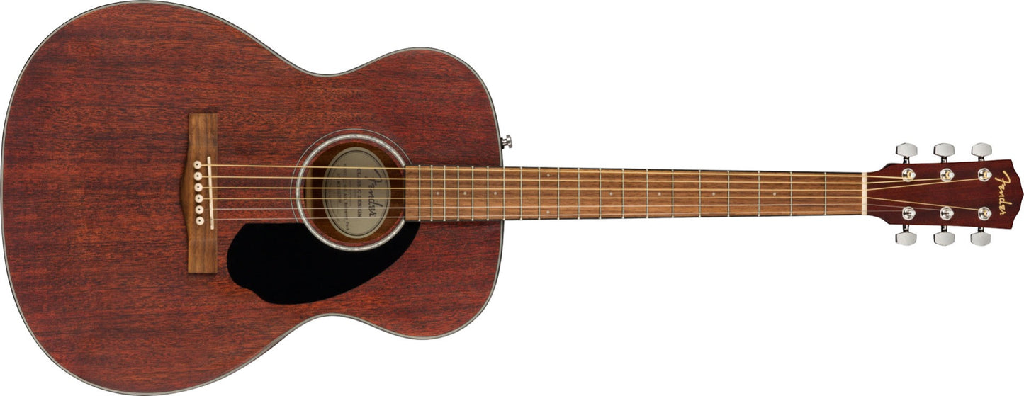 Fender CC60S Concert Pack V2 Acoustic Guitar Starter Pack in All Mahogany