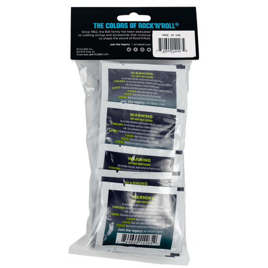 Ernie Ball Wonder Wipes Instrument Polish 20 Pack