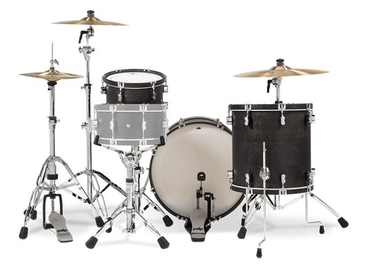 PDP Concept Maple Classic 22" 3 Piece Shell Pack in Ebony Satin