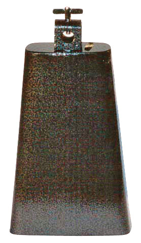 Powerbeat DB777 Steel Cowbell 7 1/2" in Black