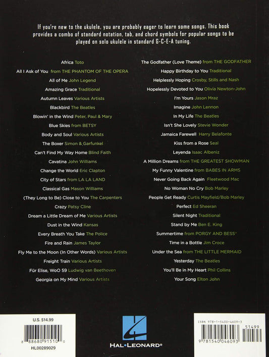First 50 Songs You Should Play on Solo Ukulele