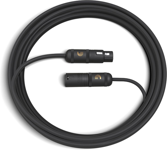 D'Addario American Stage XLR Microphone/powered Speaker Cable XLR to XLR 25ft.