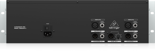 Behringer Ultragraph Pro FBQ6200HD High Definition 31 Band Stereo Graphic Equalizer