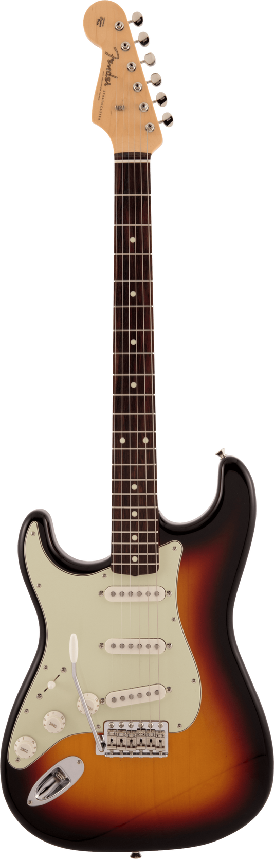 Fender Made in Japan Traditional 60s Stratocaster Left-Handed, Rosewood Fingerboard in 3 Color Sunburst