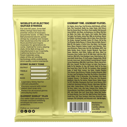 Ernie Ball Mammoth Slinky Nickel Wound Electric Guitar Strings 12-62 Gauge