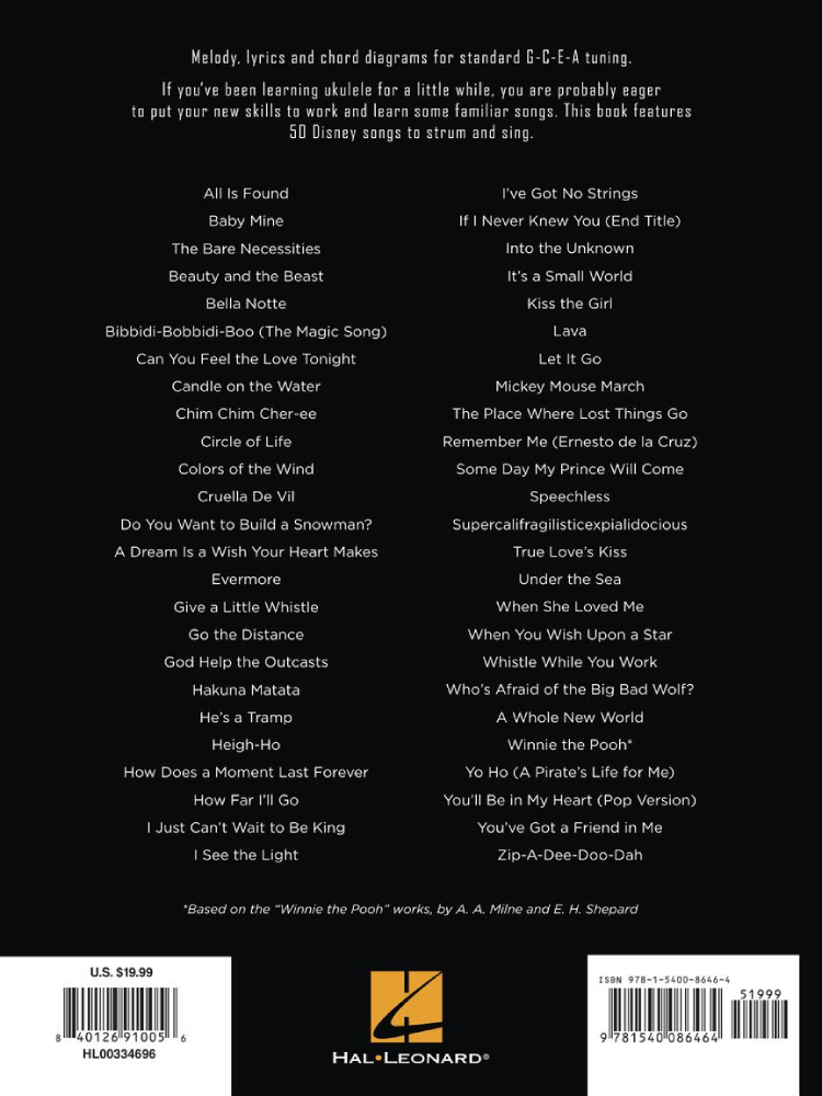 First 50 Disney Songs You Should Play on Ukulele