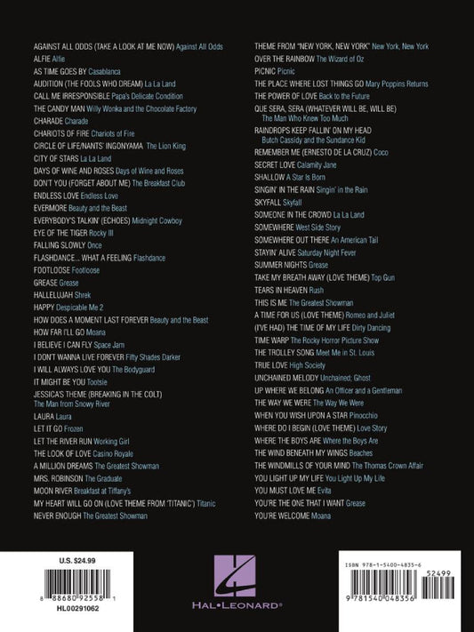 The Best Movie Songs Ever PVG 5th Edition
