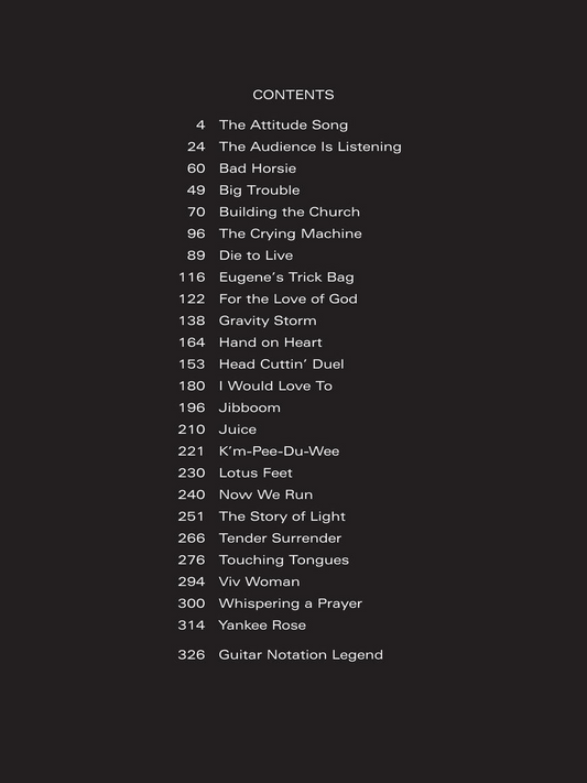 Steve Vai Guitar Anthology Tab