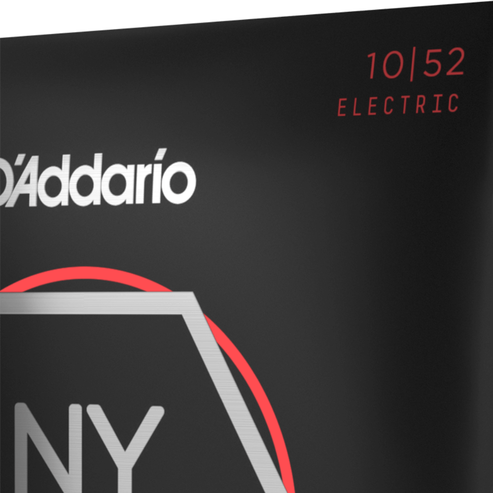 D'Addario NYXL1052 Nickel Wound Electric Guitar Strings Light Top Heavy Bottom 10-52 Gauge