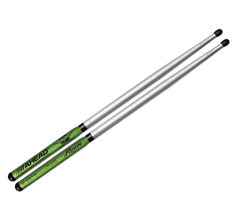 Ahead BB0069 RR Rikki Rockett Sticks in Black/Green