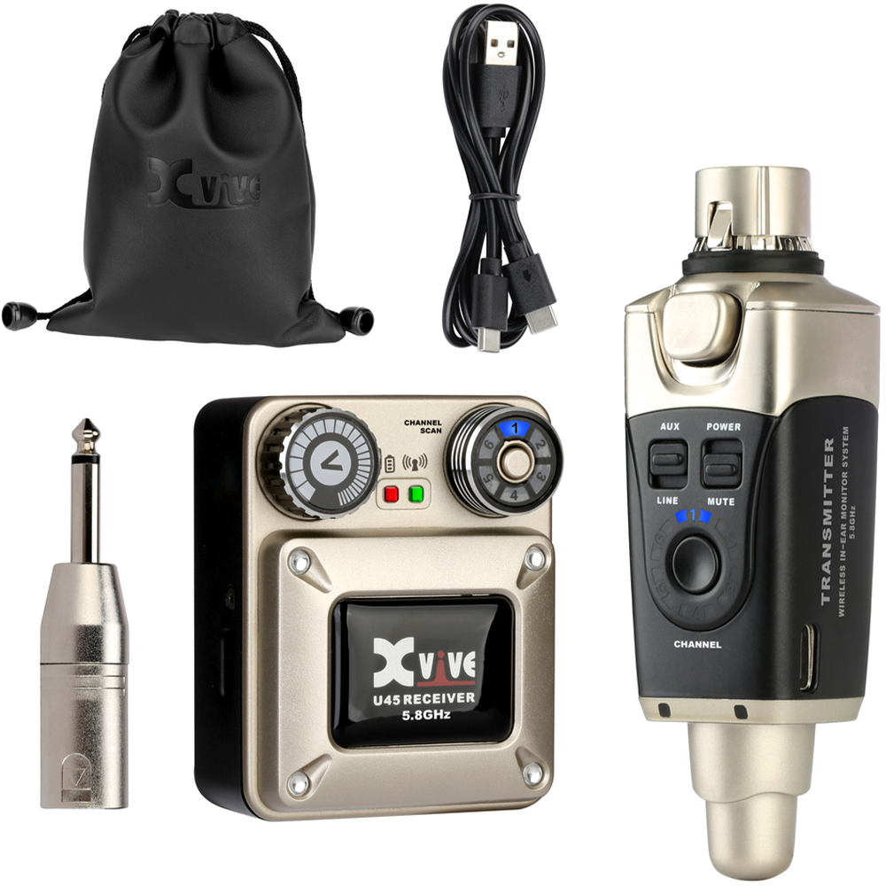 Xvive U45 Wireless In Ear 5.8GHz Monitoring System