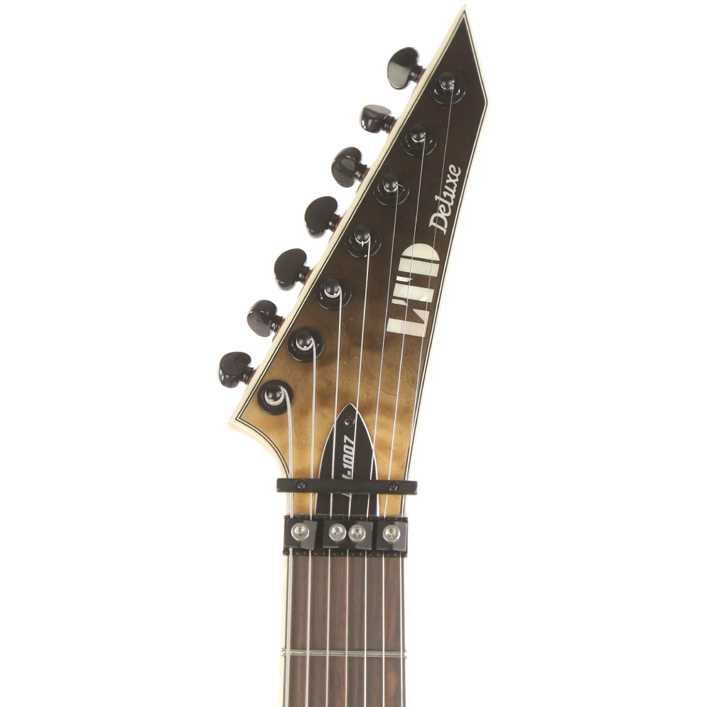 ESP LTD MH 1007 7 STRING ELECTRIC GUITAR in BLACK FADE