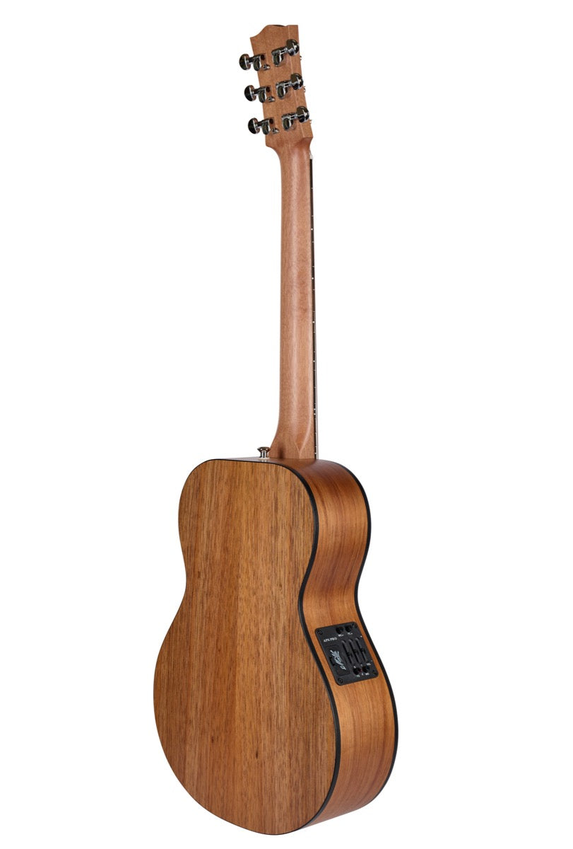 Maton EMBW 6 Mini Acoustic Electric Guitar in Natural Satin