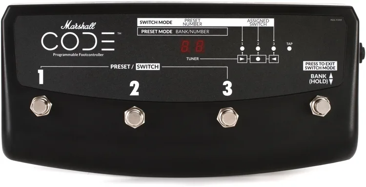 Marshall PEDL91009 4 way Footswitch Pedal
