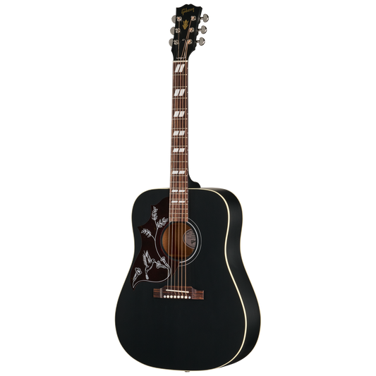 Gibson Hummingbird Special Left Handed Acoustic Electric Guitar in Satin Ebony