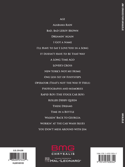 Jim Croce For Ukulele