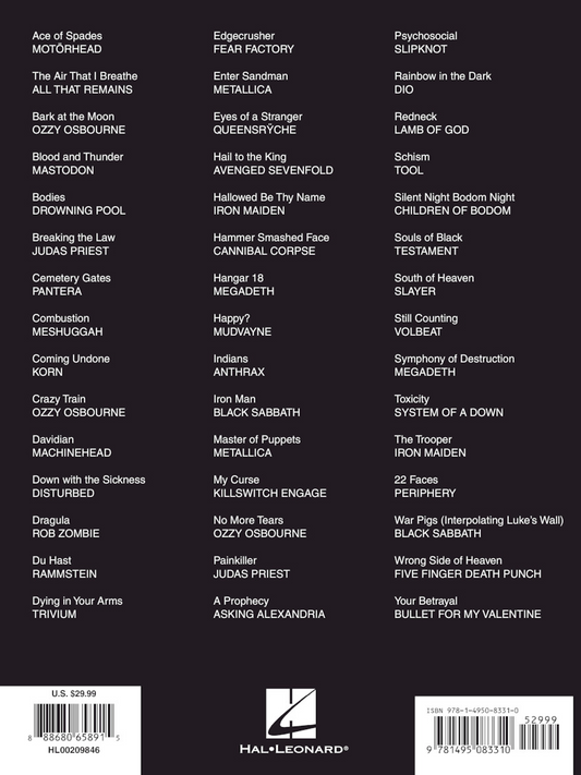 Mammoth Metal Guitar Tab Anthology