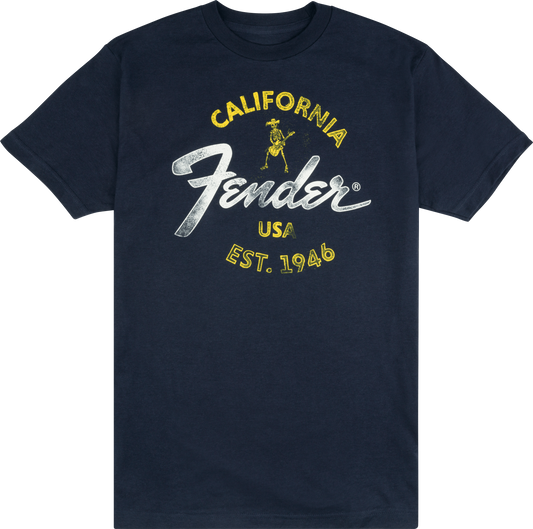 Fender Baja Blue Small Size T-Shirt in Blue