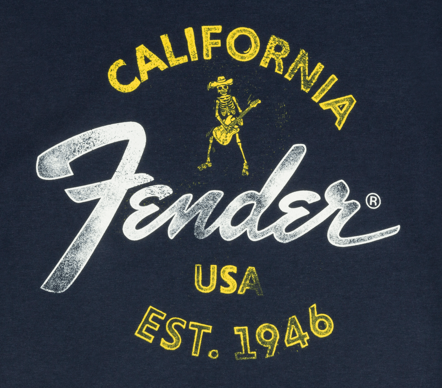 Fender Baja Blue XL Size T-Shirt in Blue