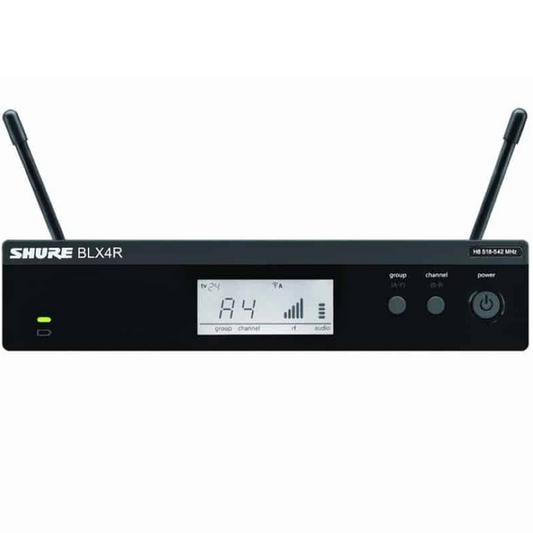 Shure Wireless 1/2R Handheld System BLX2 Tx; BETA58 Mic; BLX4R Rx Auto Setup 662-686MHz