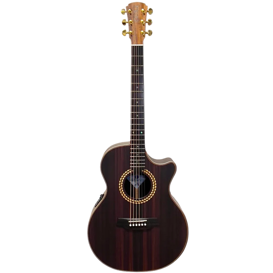 Cole Clark Recording 2EC All Rosewood EB Acoustic Guitars in Natural