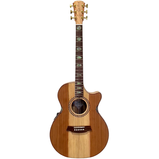 Cole Clark Recording AN3EC-Redwood Blackwood Acoustic Guitars in Natural