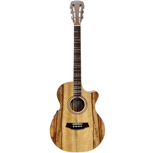 Cole Clark Recording DLXANEC Camphor Laurel RW Acoustic Guitar in Natural