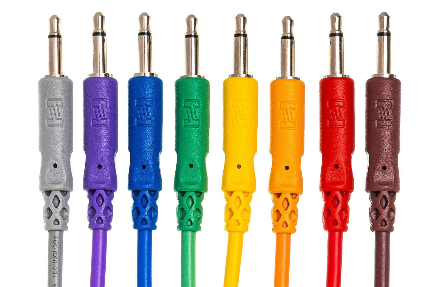 Hosa CMM890 3.5mm TS to Same Unbalanced Patch Cables 8 Pack 3ft