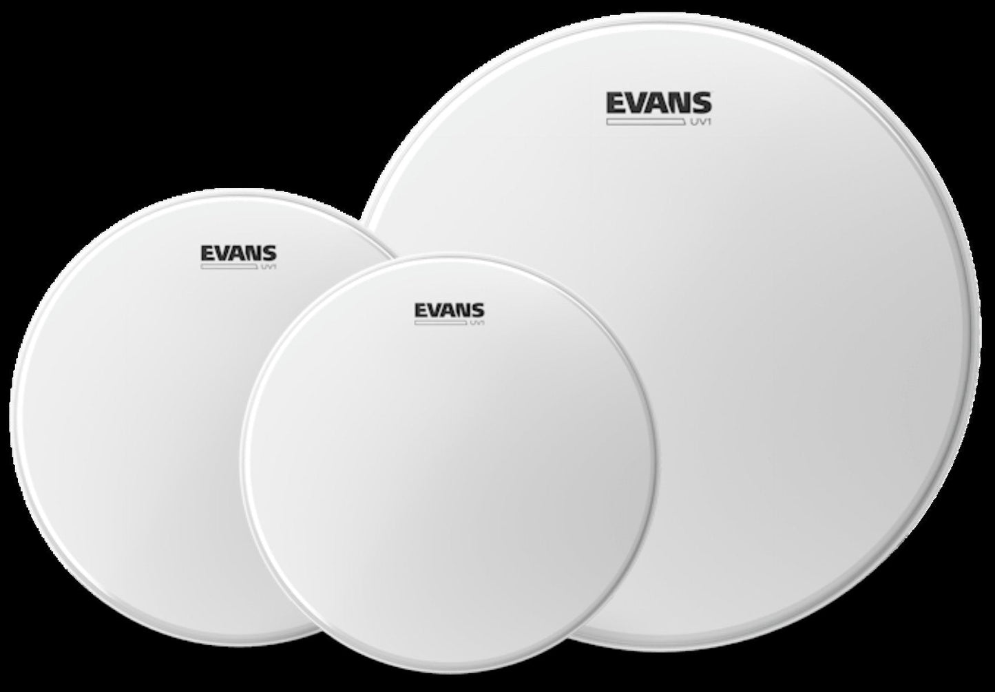 Evans UV1 Coated Rock Tom Pack 10", 12" and 16"