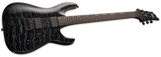 ESP LTD H 1001 Quilted Maple in See Thru Black