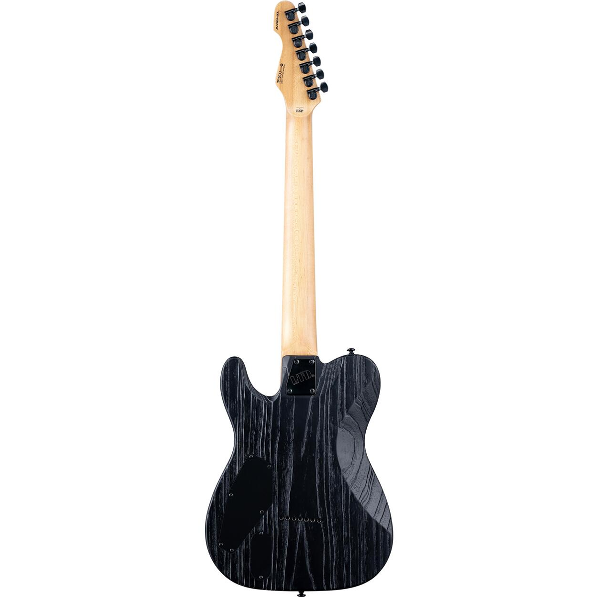 ESP LTD TE-1007 Baritone 7 String Electric Guitar in Black Blast