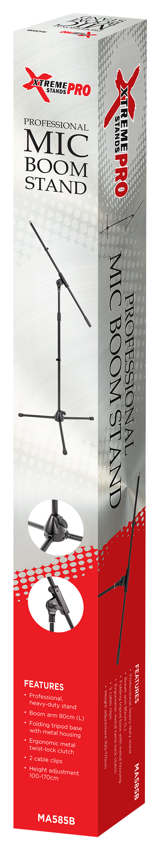 Xtreme Pro Boom Stand in Black