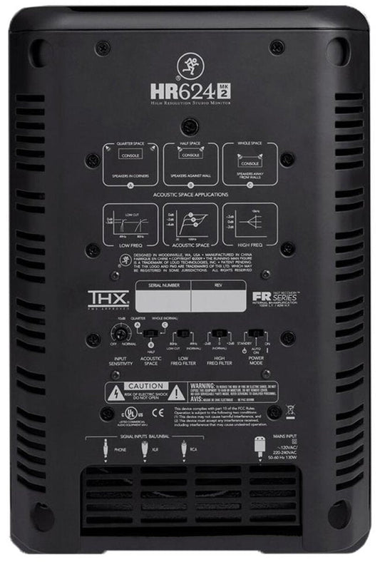 Mackie HR624mk2 6" 2 Way Active Studio Monitor