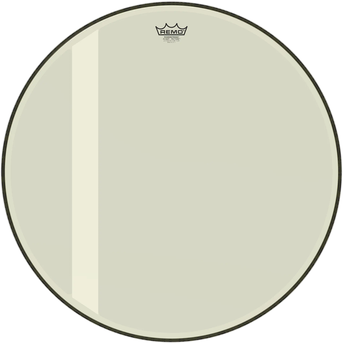 Remo 24" Powerstroke P3 Felt Tone Hazy Bass Drumhead