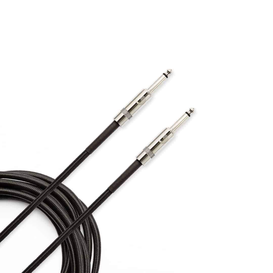 D'Addario Custom Series 20' Braided Instrument Cable in Black